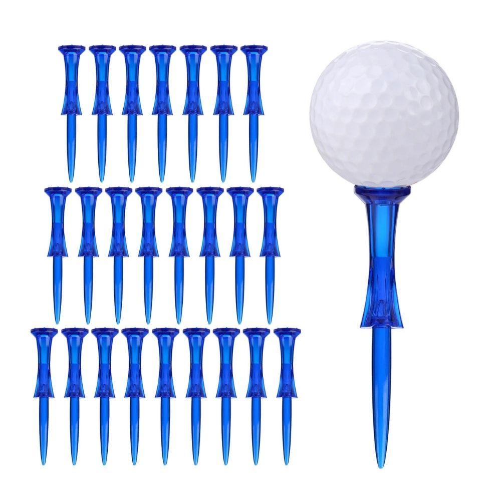 some blue consistent plastic golf tees