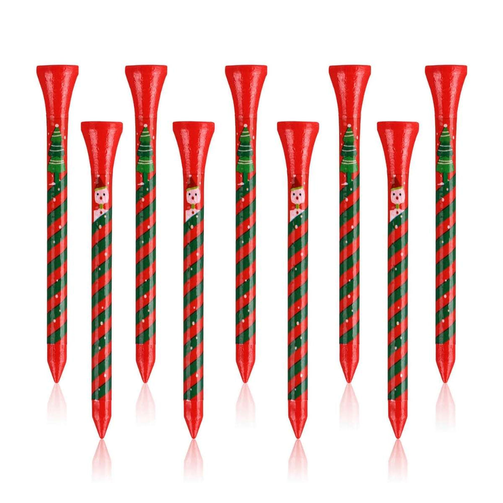some christmas bamboo golf tees