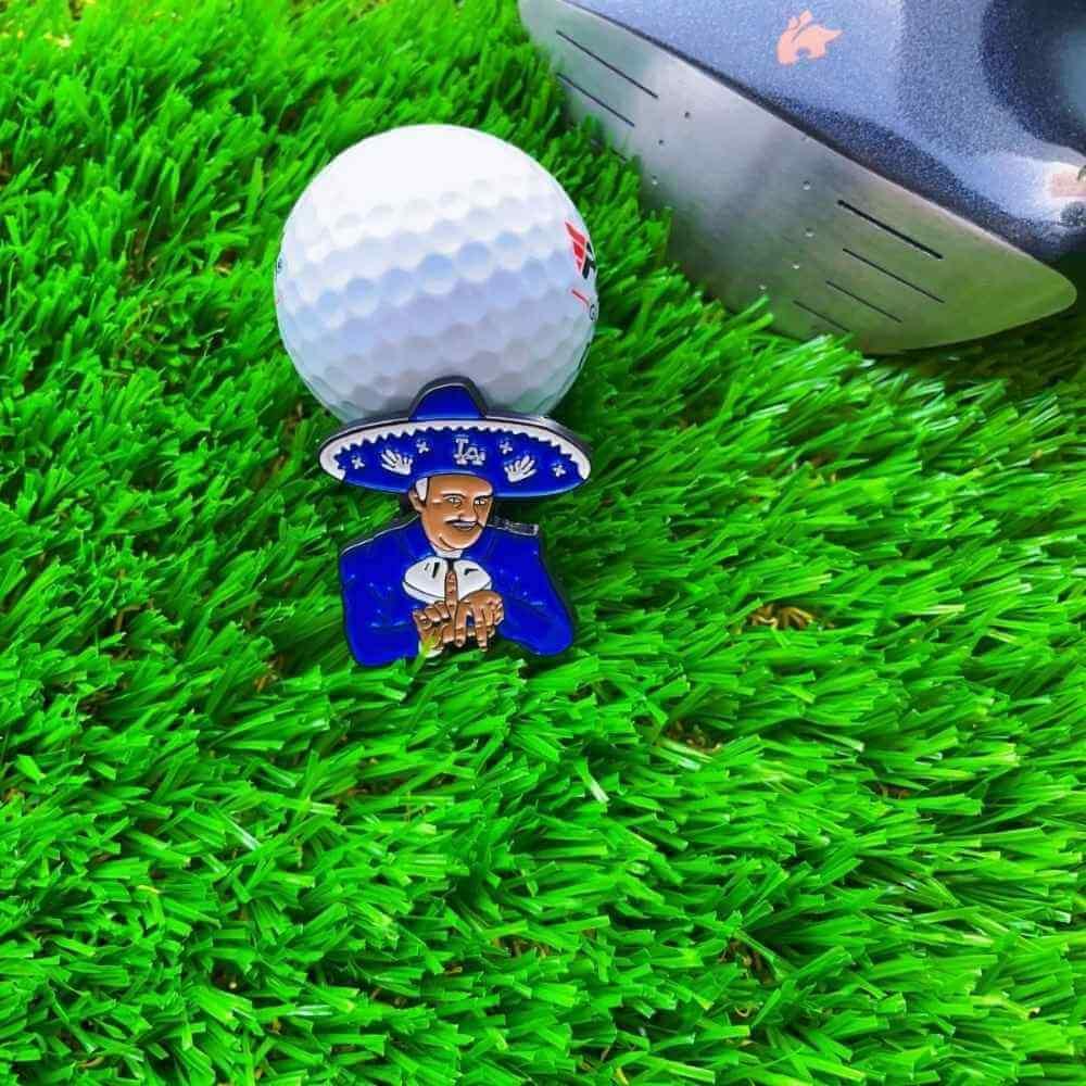 "Blue Man"-Golf Ball Marker Hat Clip