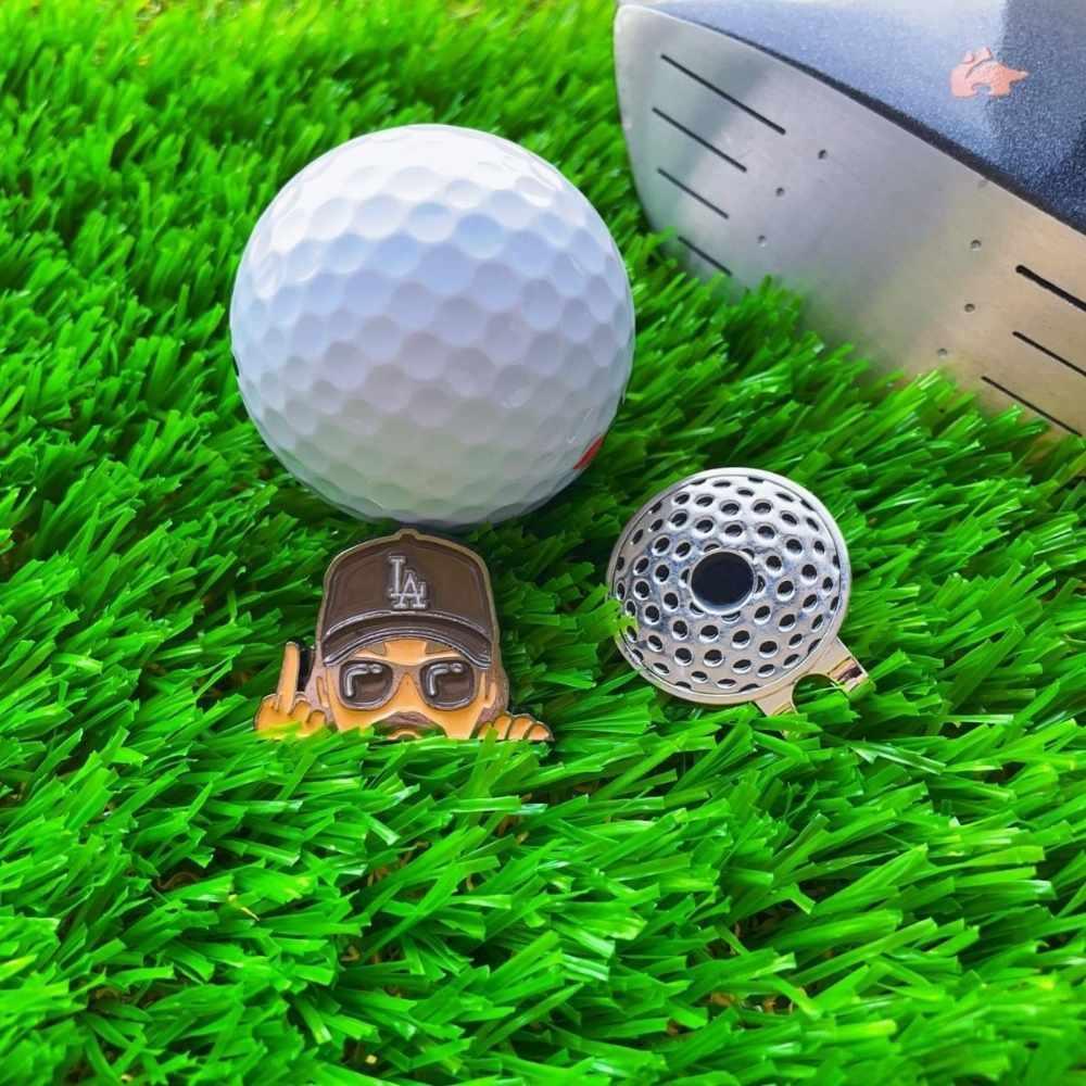 "Brown LA"-Golf Ball Marker Hat Clip