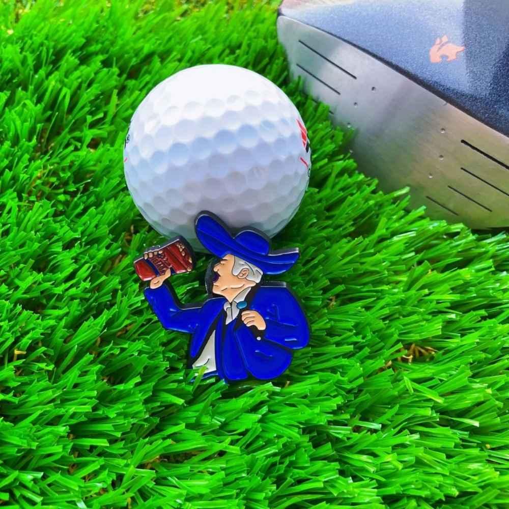 "Drunk Man"-Golf Ball Marker Hat Clip