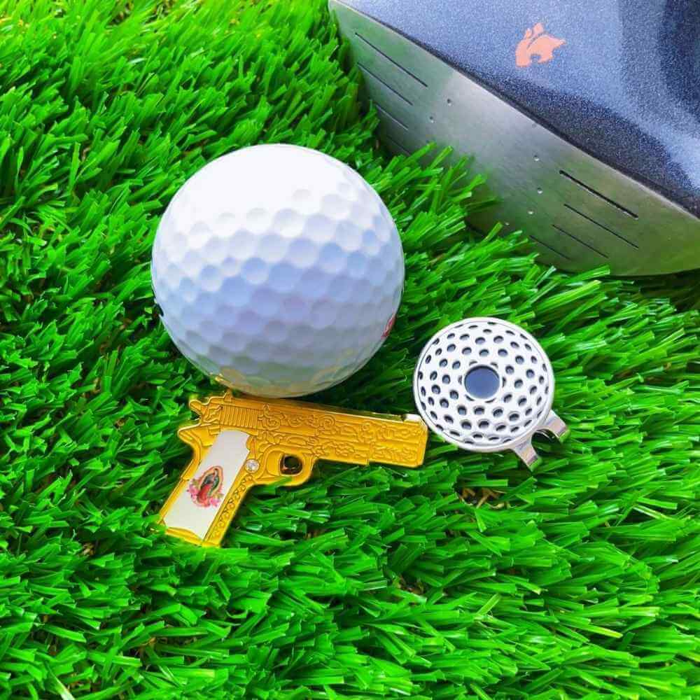 "Gun"-Golf Ball Marker Hat Clip