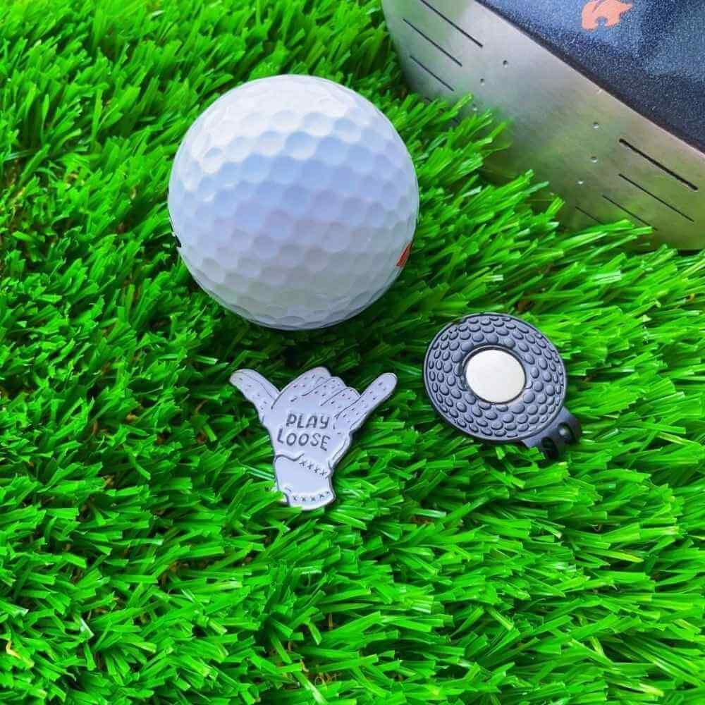 "PLAY LOOSE"-Golf Ball Marker Hat Clip