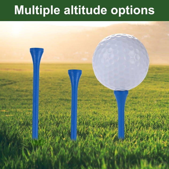 professional wooden golf tees blue 3 1/4''