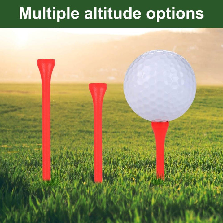 professional wooden golf tees red 3 1/4''